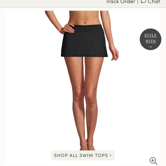 Women's Chlorine Resistant Swim Skirt Swim Bottoms - Picture 3 of 7